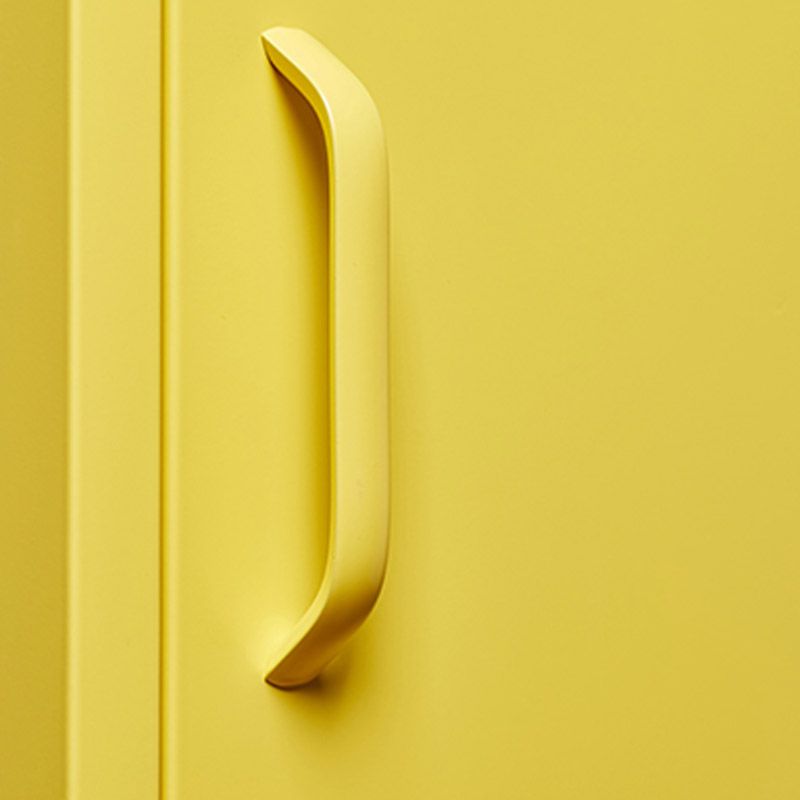 Modern Wardrobe Armoire with Adjustable Shelves Steel Wardrobe Cabinet