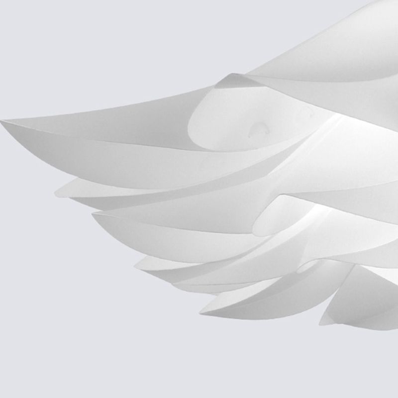 Flower Pendant Ceiling Light Contemporary Style Acrylic White Hanging Pendant Light