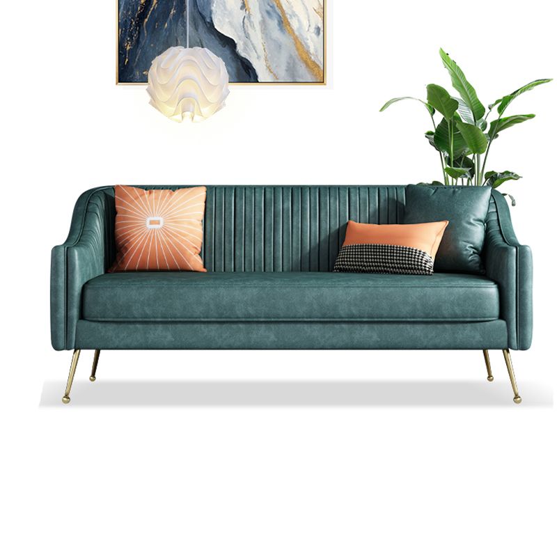 Faux Leder modernes Sofa 31 "W Habed Armsofa für Wohnzimmer