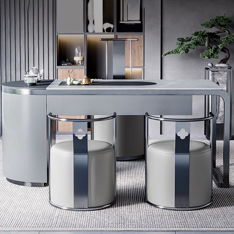 Glam Style Single Sofa Chair Black/Gold Color Arm Chair for Living Room