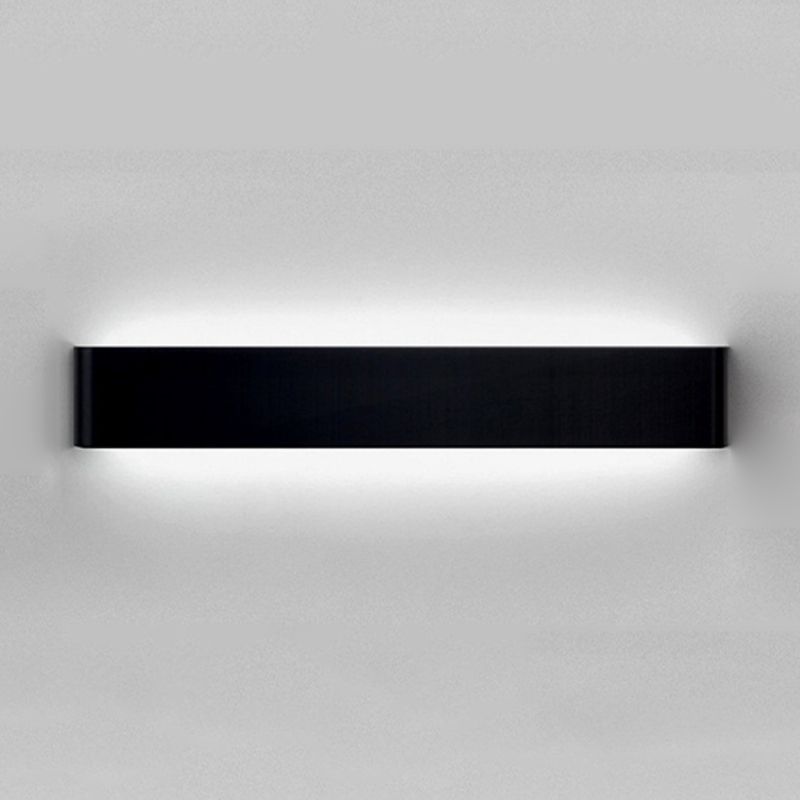 1-Light Wall Mount Light Modern Style LED Wall Sconce Light with Acrylic Shade