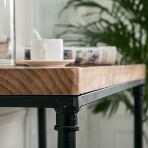 1/2/3 Pieces Industrial Rectangle Pub Table Set Solid Wood Counter Table Set