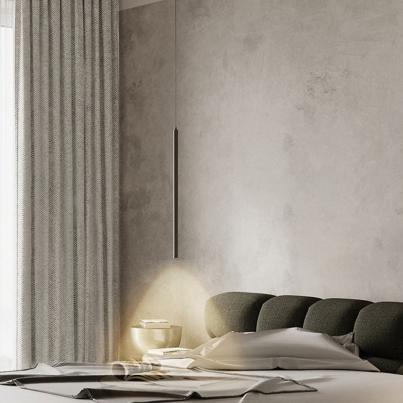 Éclairage suspendu linéaire Métal de style moderne 1 pendentif léger pour le restaurant