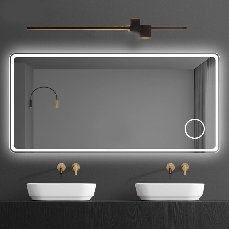 Modern Style Metal LED Wall Light Sconce with Acrylic Shade for Washroom