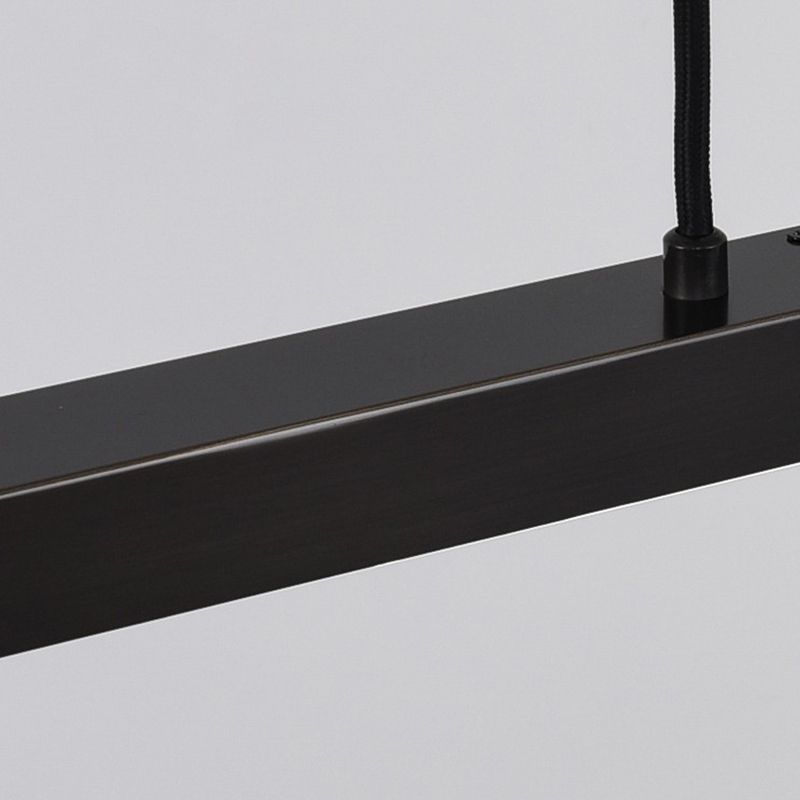 Accesorios de iluminación modernos de la isla de cobre de cobre lámpara de suspensión LED de 1 luces lineales