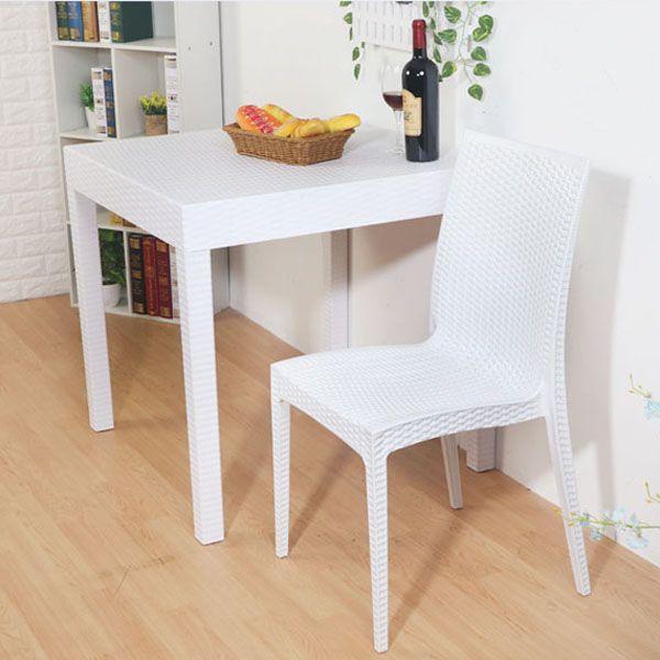 Eigentijdse stijl plastic eetstoelen eetstoelen zonder een zijstoel voor keuken (set van 4)
