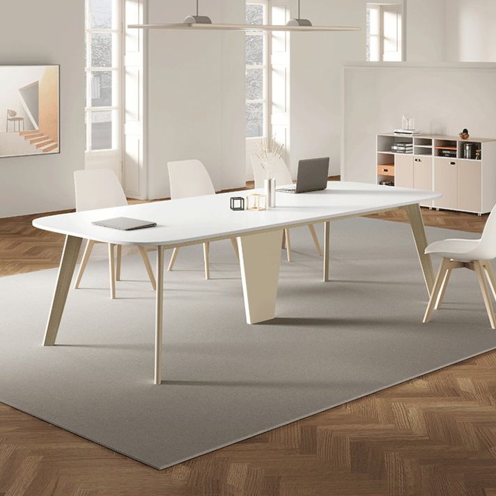 Contemporary Writing Desk Manufactured Wood Base Desk for Office