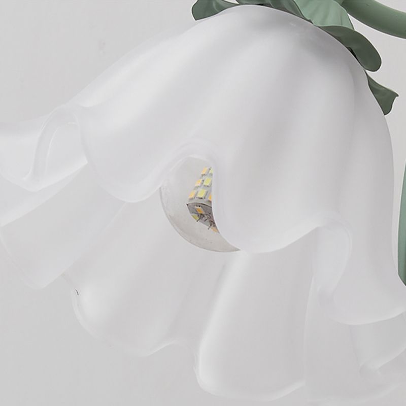 Contemporary Wall Sconce 1 / 2 - Light Wall Lighting in Green / White