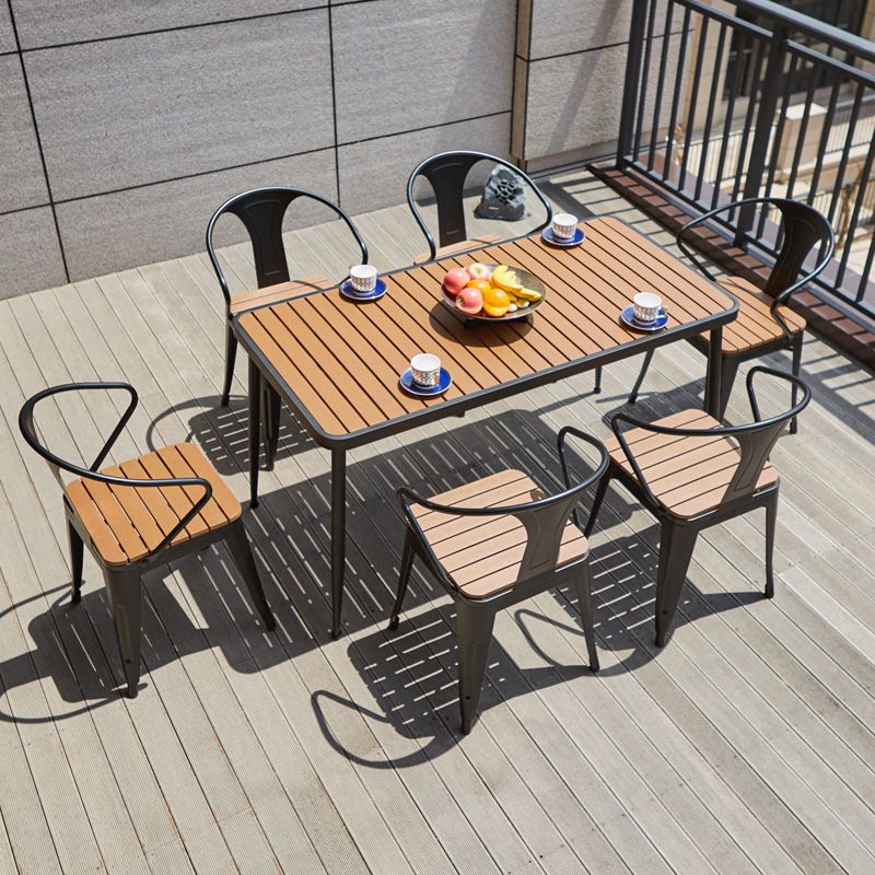 Modern Style 1/5/7 Pieces Dining Set Reclaimed Wood Dining Table Set