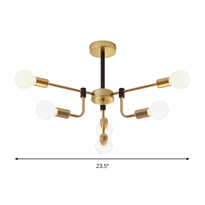 Glasmodo Anhänger Beleuchtung mehrköpfiger moderner atemberaubender Kronleuchter für die Küche