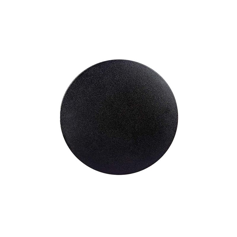 Geometric Shape Wall Lamp Modern Style Metal 1 Lights Wall Light in Black