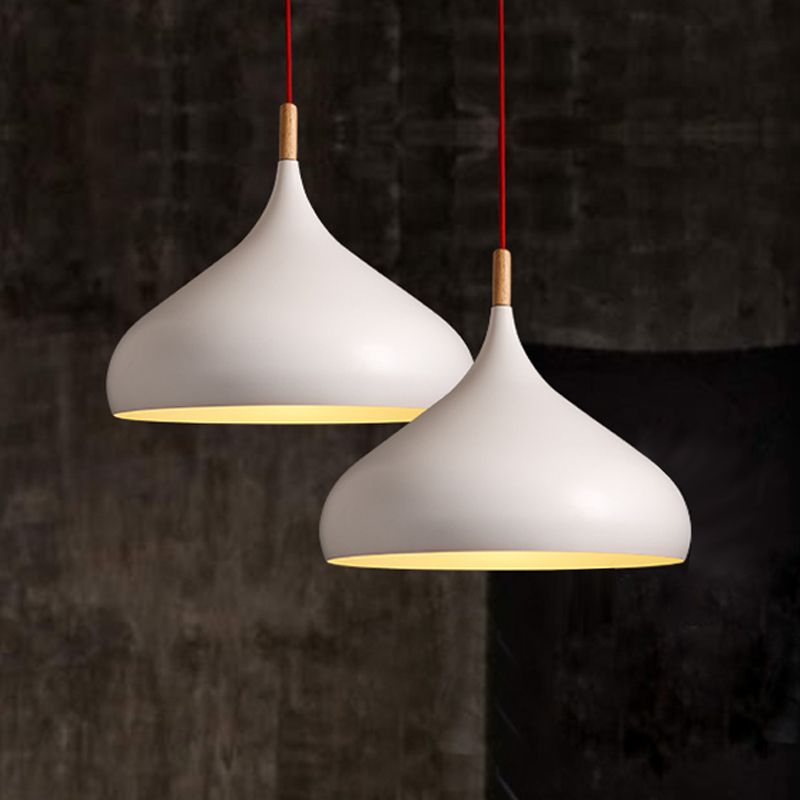 Apparecchio di illuminazione a sospensione in metallo a sospensione industriale per soggiorno