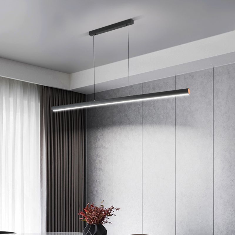 Simple Style Hanging Island Light Metal LED Hanging Lighting Fixture