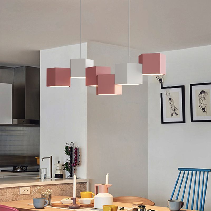 Geometría de estilo moderno Shape Lights Island Lights 6 Light Island Lighting