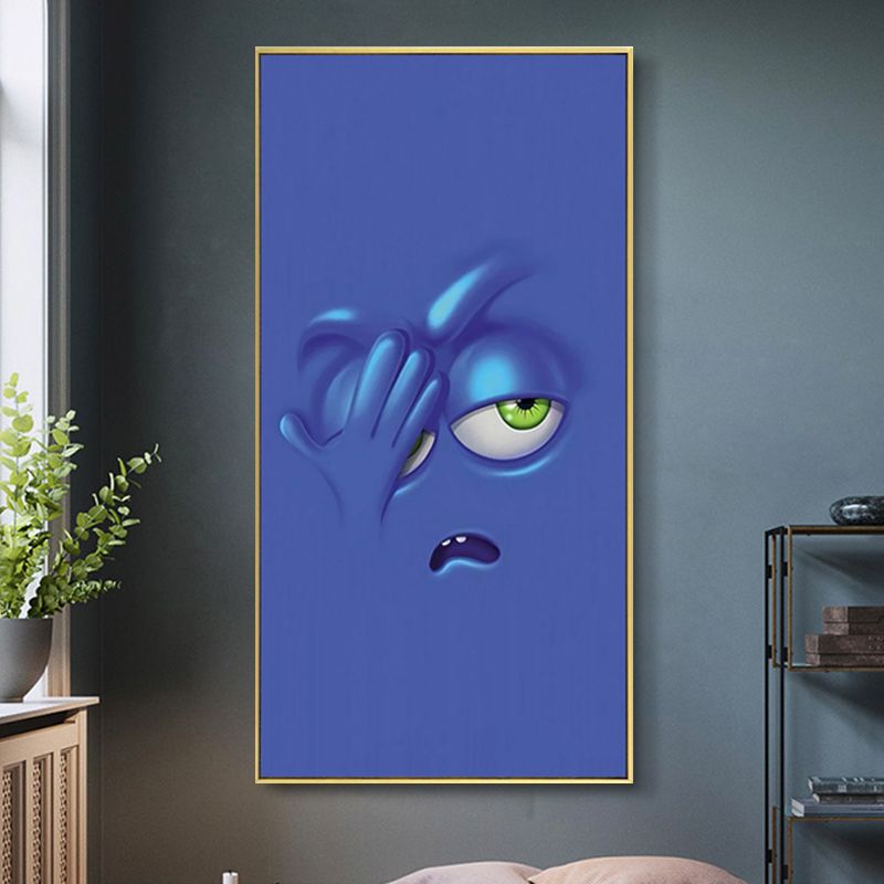 Vivid Expression Wrapped Canvas Pastel Color Kids Style Wall Art Print for Sitting Room