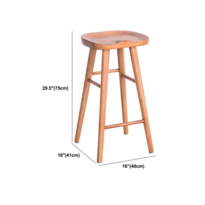 Solid Wood 1/2/3 Pieces Table and Stool Set Modern Indoor Counter Height Set