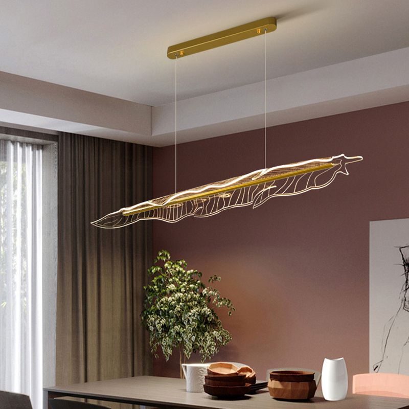 Nordic LED Island Lighting Fixture Creative Acrylic Pendant Light for Dining Room