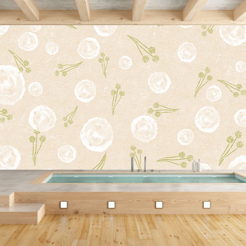 Plants Illustration Environmental Wall Mural Wallpaper Living Room Wall Mural
