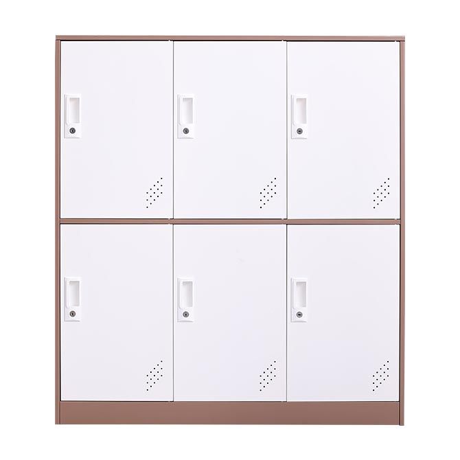 Contemporary Style Wardrobe Armoire Metal Wardrobe Closet with Locks