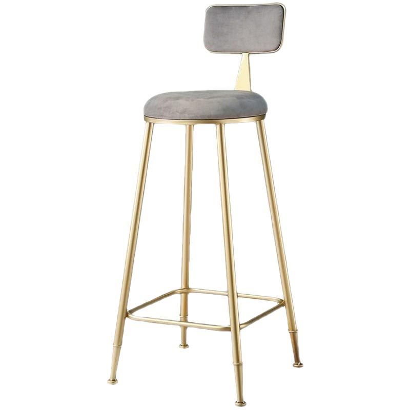 Glam 1/4/5 Pieces Bar Table Set Rectangle Stone Counter Table with High Stools for Balcony