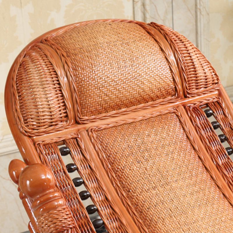 Mid Century Modern Recliner Chair Rattan/Wicker Recliner Chair for Living Room