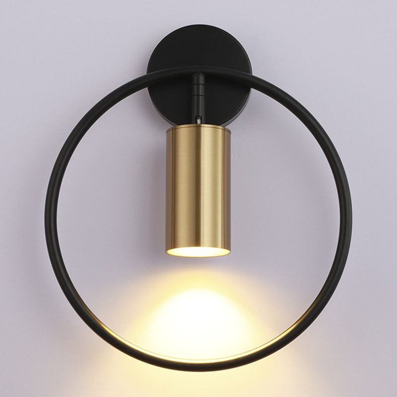 Nordic Metall Wall Light Circle 11 "breit LED -Lesen Wandleuchten für Wohnzimmer
