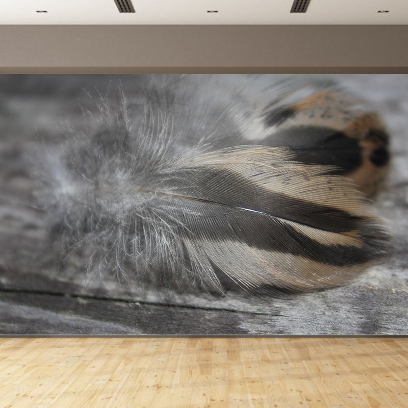Beautiful Feathers Custom-Made Contemporary Wall Covering for Home Decoration