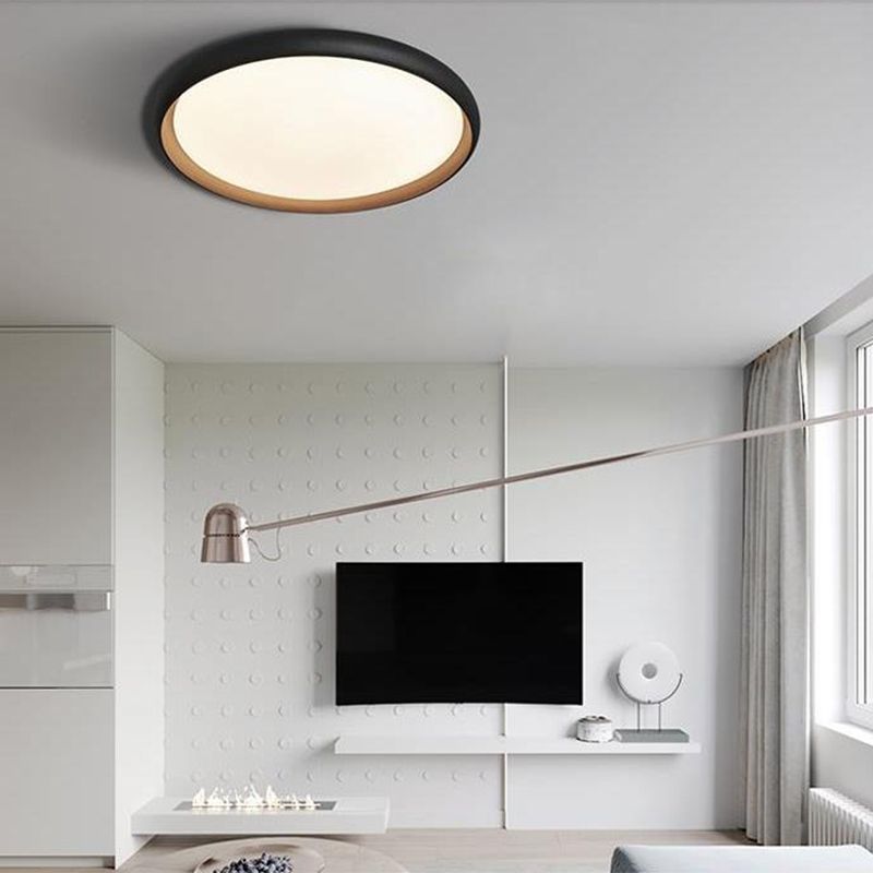 LED Flush Mount Ceiling Light Simple Aluminum Ceiling Lamp for Living Room