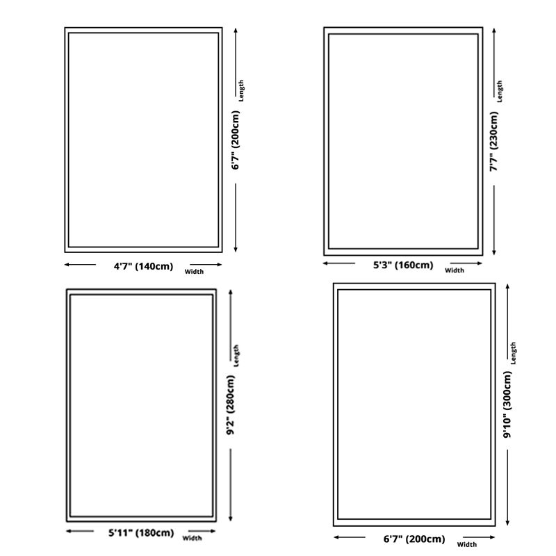 Light Yellow Carpet Polyester Graphic Carpet Washable Area Carpet for Home Decoration