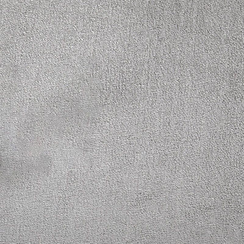 Grey Living Room Area Carpet Solid Color Polyester Area Rug Stain Resistant Easy Care Rug