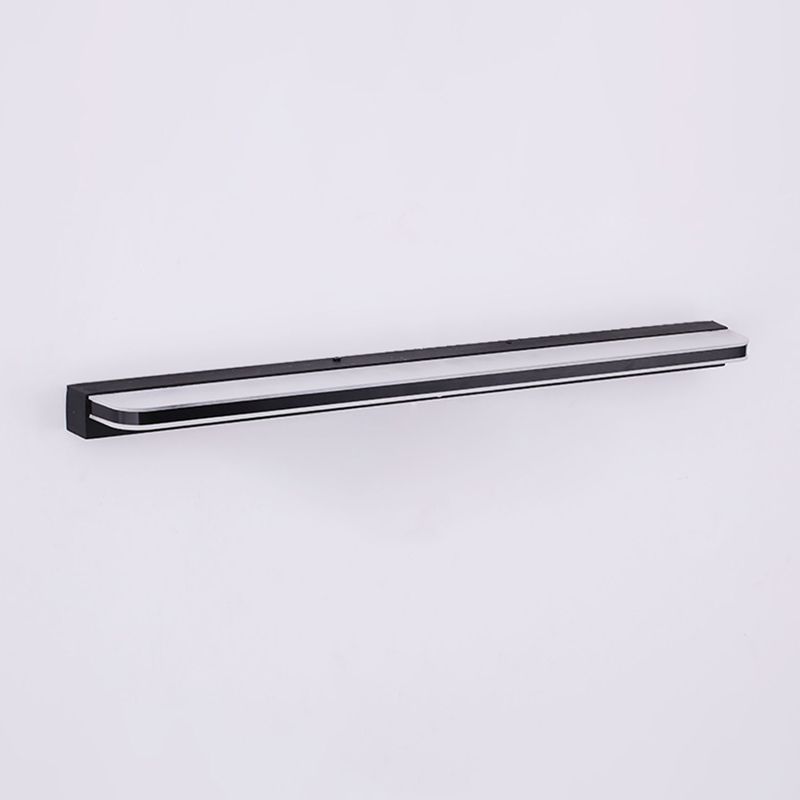 Modern Style Rectangle Vanity Wall Lights Metal 1 Light Vanity Mirror Lights