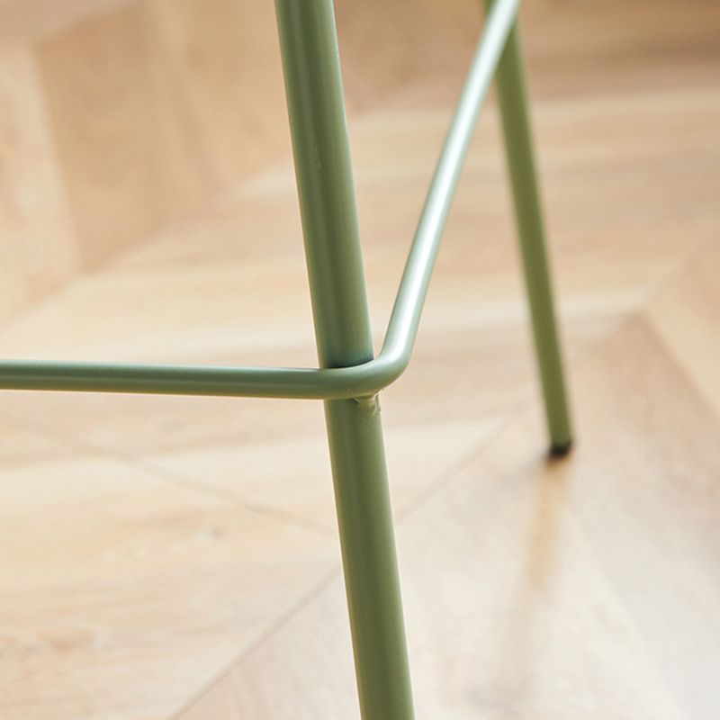 Nordic Style Metal Bar-stool Plastic Counter Bar Stool for Indoor Use