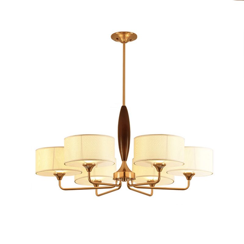 Tissu tambour lustre minimalisme minimalisme salon