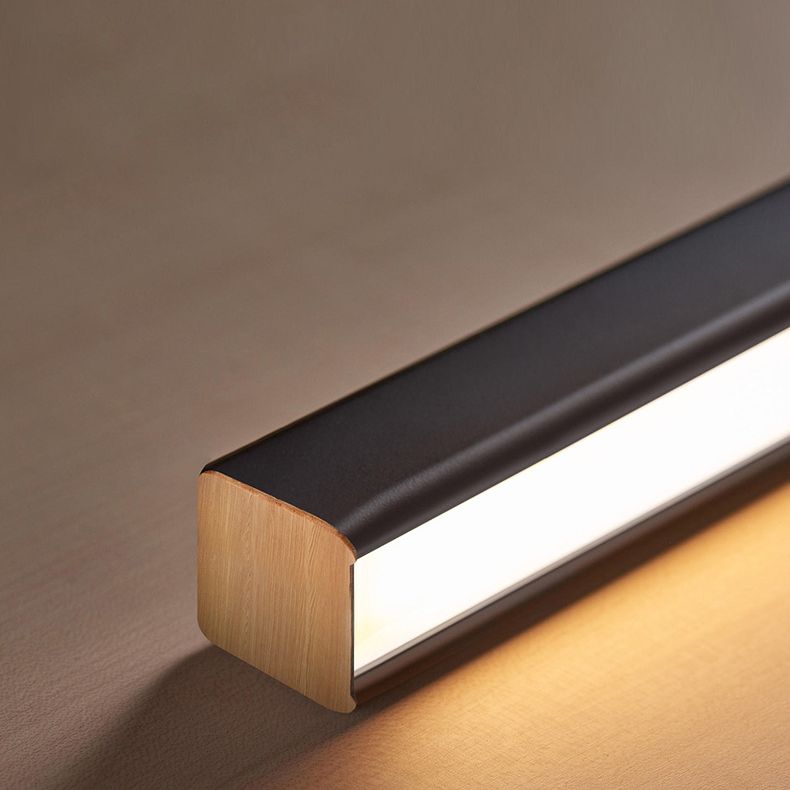 Lucitura lineare sull'illuminazione dell'isola acrilico moderno semplicità, luci dell'isola sospesa per il ristorante