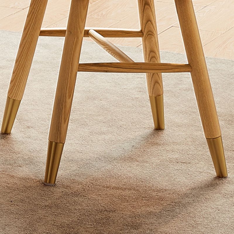 Slat Back Side Chair Wood Scandinavian Dining Kitchen Room Chair