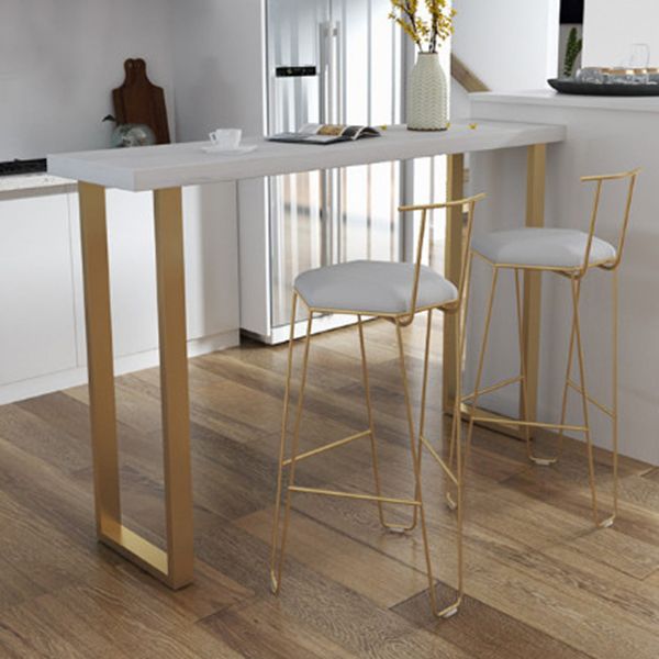 Fixed Table Counter Table Set Contemporary 1/2/3 Pieces Faux Marble Pub Table Set