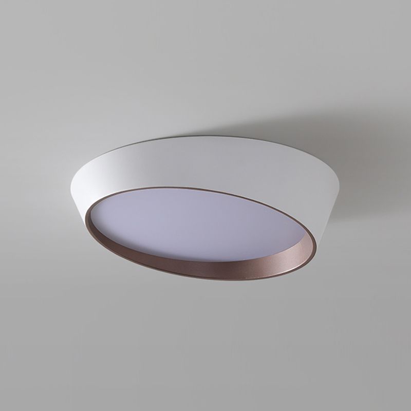Metal Flush Ceiling Light Fixtures Modern Flush Mount Fixtures with Acrylic Shade