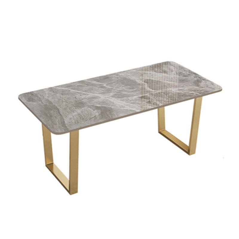 Nordic 1/5/7 Pieces Dining Set Rectangle Stone Dining Table for Cafe Dining Room