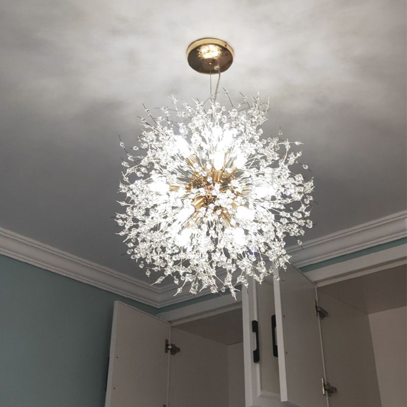 Moderne paardenbloem kroonluchter verlichtingsarmaturen multi-head suspensie hanger lamp