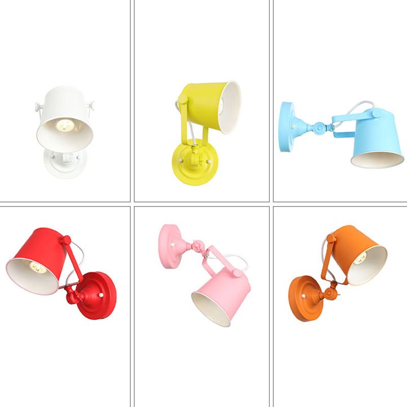 MODERNA SEMPLICY STILE MACHAROON LAMPAGNO ALLE LAMPAGNO DESIGN RIGGIORE LIGHT FONCE METALLA A 1 LIGHT per camera da letto