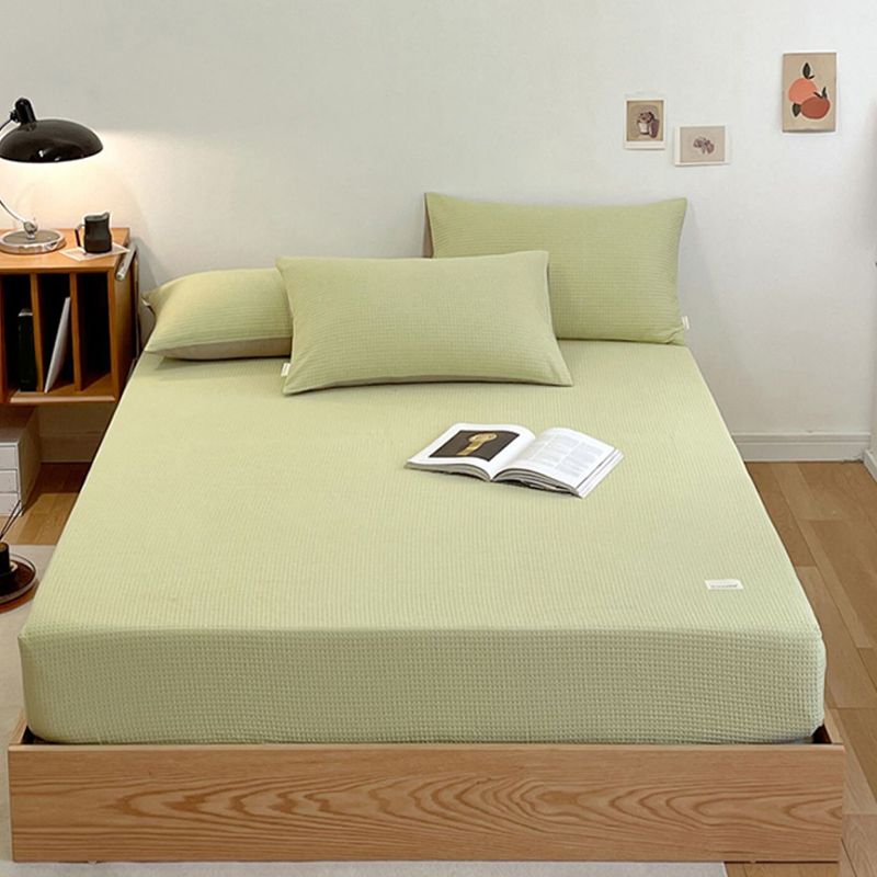 Solid Color Bed Sheet Set Soft & Smooth Breathable Bed Sheet Set