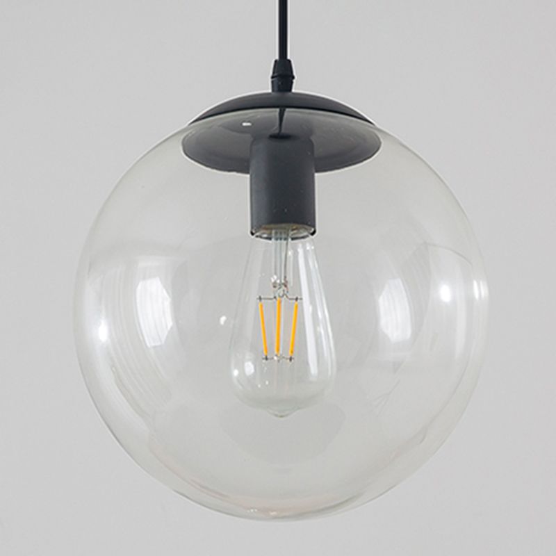 Ball suspendu éclairage industriel d'éclairage avec une teinte en verre pour le salon