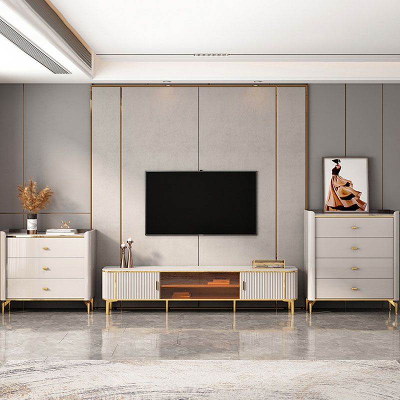 15.02-inch W Storage Chest Modern Stone Storage Chest Dresser