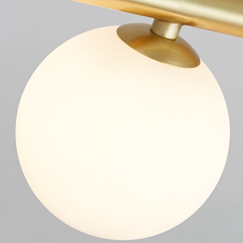 Sphere Island Lights Modernismus Glas Anhänger Licht in Gold für Esszimmer