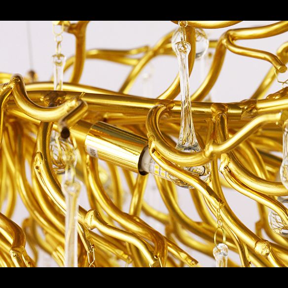 Lampada di fuochi d'artificio ultra-moderna lampada a sospensione metallica Light per il ristorante