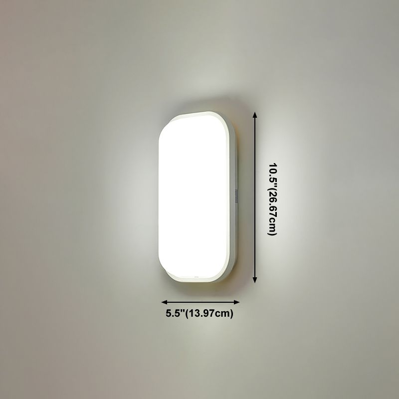 Moderner Stil weiße Wandlicht geometrische Form LED Wandleuchten für Wohnzimmer