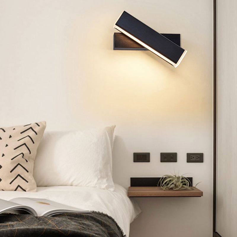Schlafzimmer Einfache Leuchten LED -LED rotierende Wandmontageleuchte