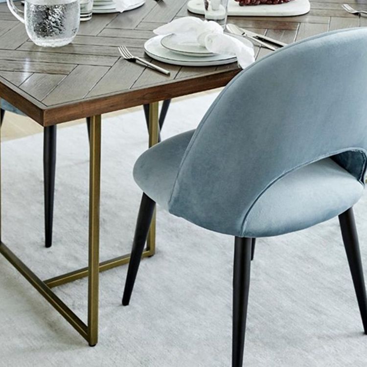 Traditional Luxury Table Rectangle Dining Site Table with Double Pedestal