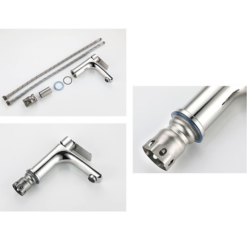Modern Vessel Faucet Copper Single Handle Low Arc Vessel Faucet for Home