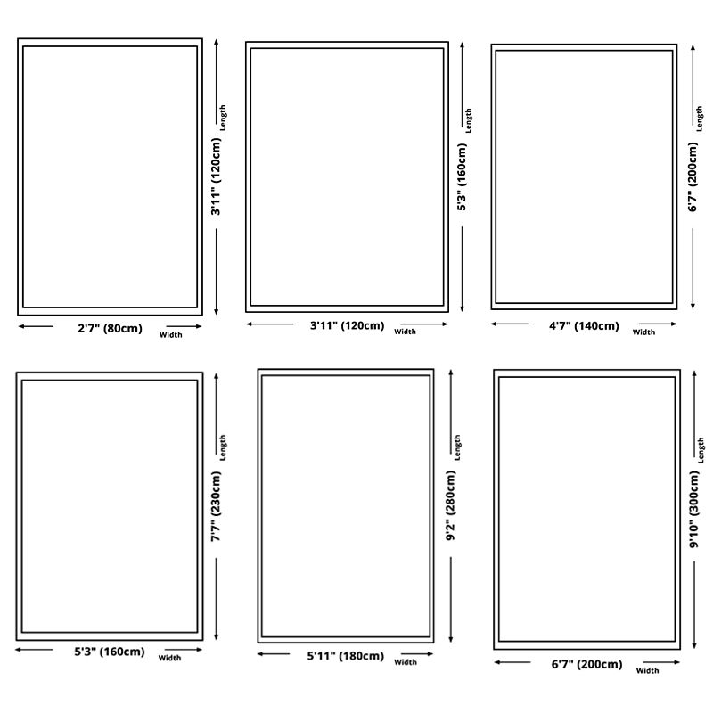 Grey-Brown Tone Modern Area Rug Polyester Triangle Print Rug Non-Slip Backing Indoor Rug for Living Room